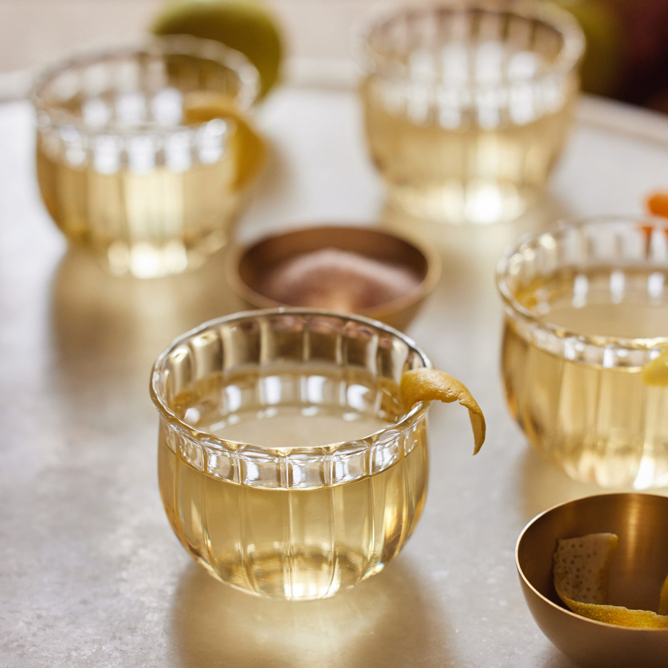 Kira Glass Cups, Set of 4