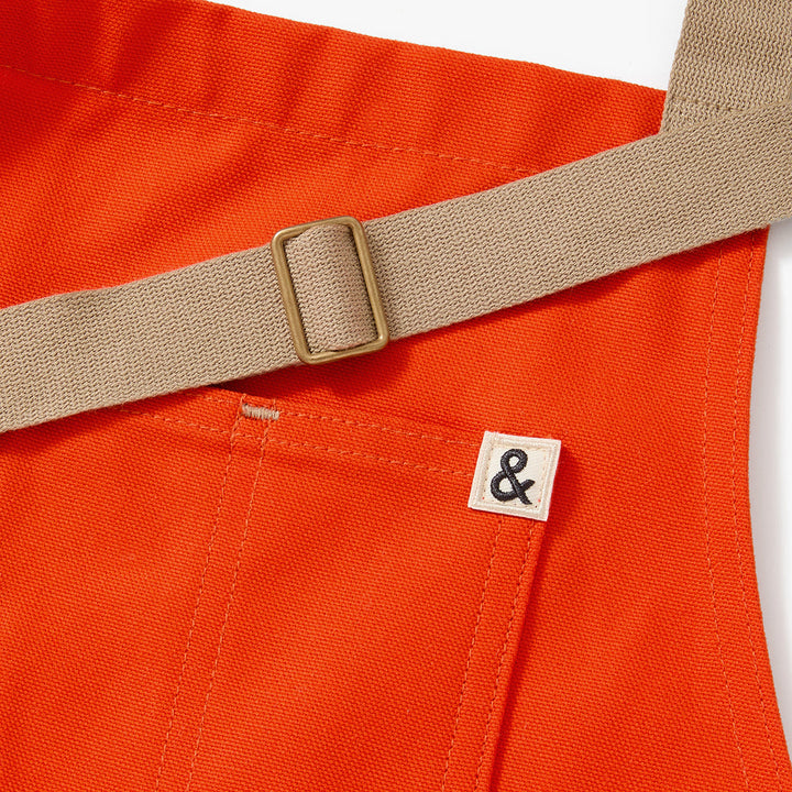 The Essential Apron in Jalapeno Red