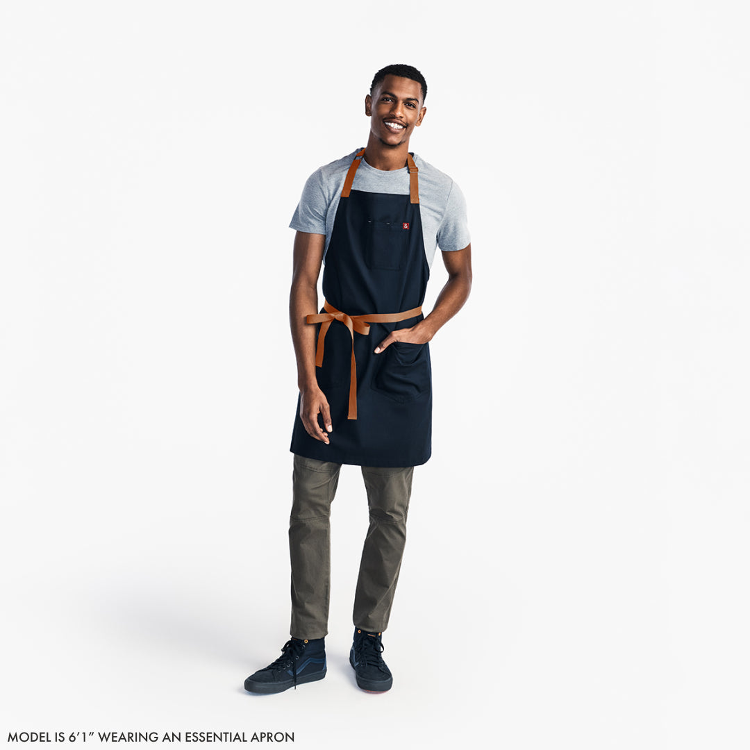 The Essential Apron in Jalapeno Red