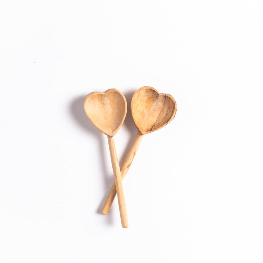 Heart Teaspoons, Set of 2