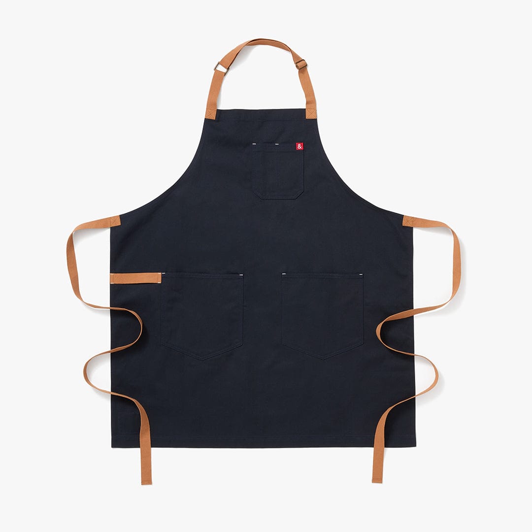 The Essential Apron in Midnight Cider Blue