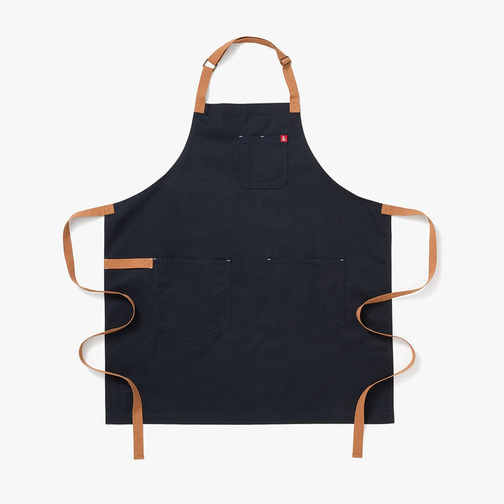 The Essential Apron in Midnight Cider Blue