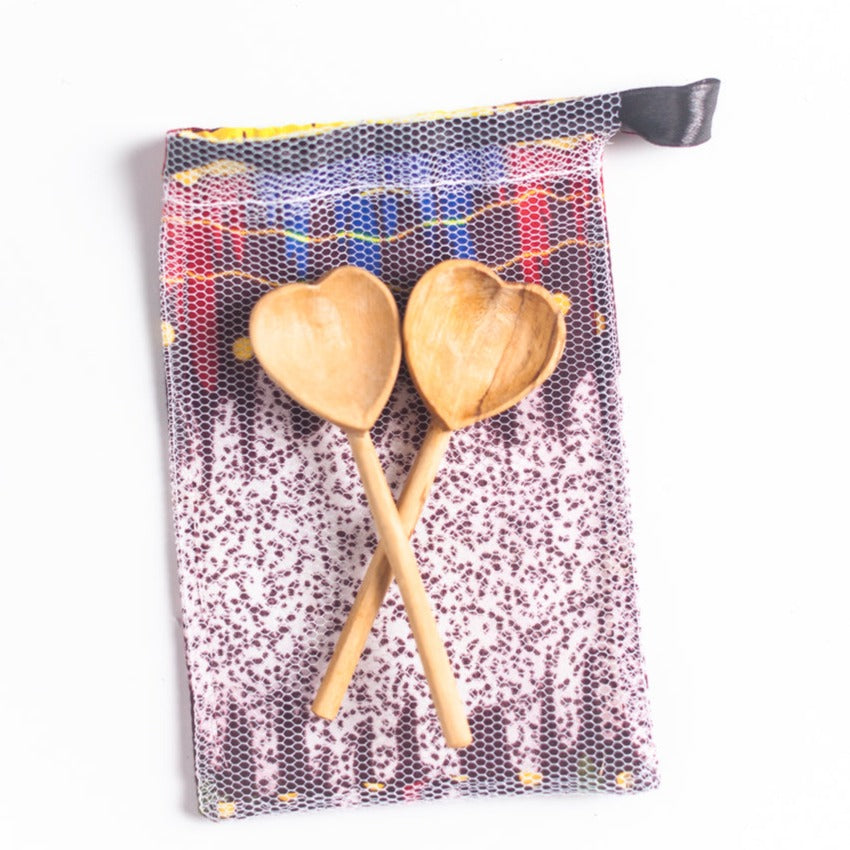Heart Teaspoons, Set of 2