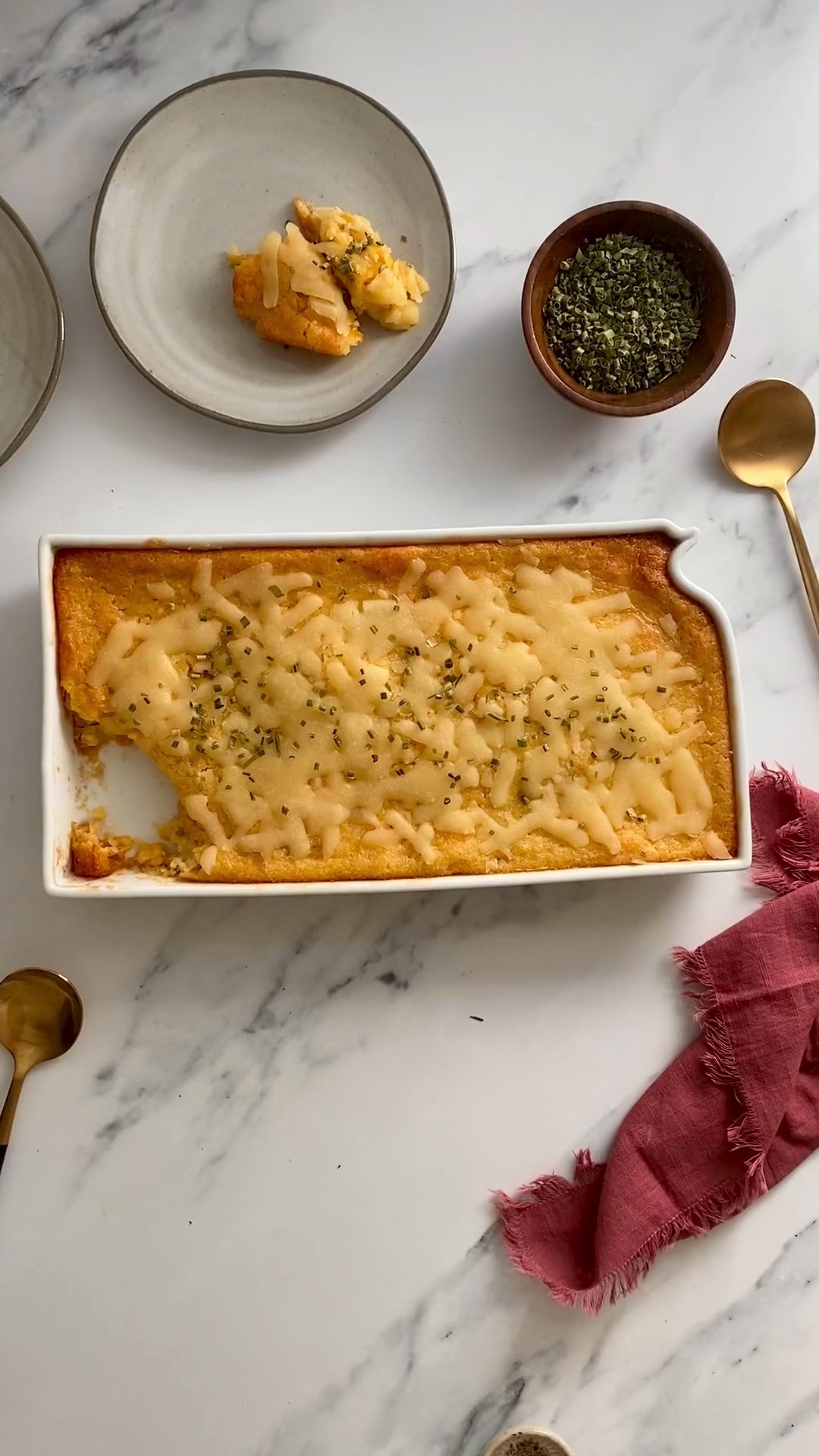 Kansas State Plate used as a baking dish, casserole for cheesy corn casserole. Holiday and winter side dishes.