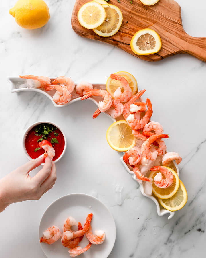 Florida State plate shrimp cocktail dish. FL plate for shrimp. FL plate for seasfood. Florida dish seafood. The FL State Plate can be used for food in the oven. Florida dessert dish. Florida pie dish. Florida serving dish. FL ceramic dish. Florida gift.