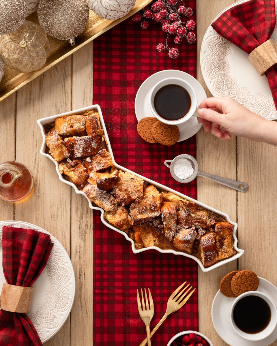 California Gingerbread French Toast Casserole