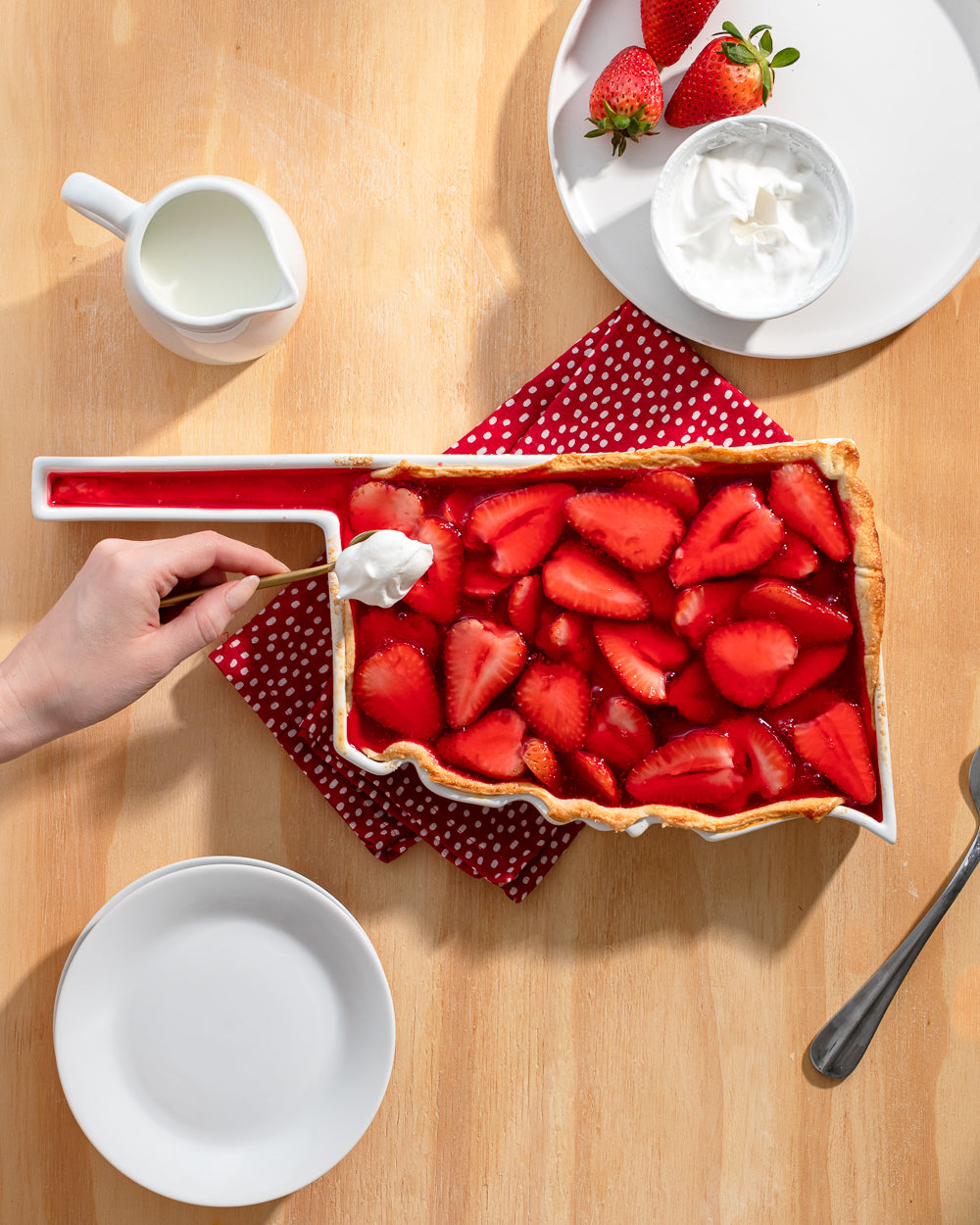 Oklahoma Strawberry Pie