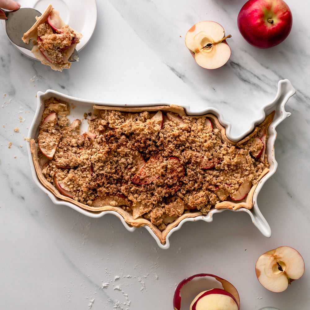 USA Simple Apple Crisp Pie