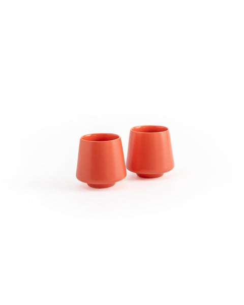 Charlevoix Cup Pair- Poppy – Lark at Home