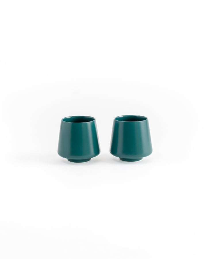 Charlevoix Cup Pair- Spruce