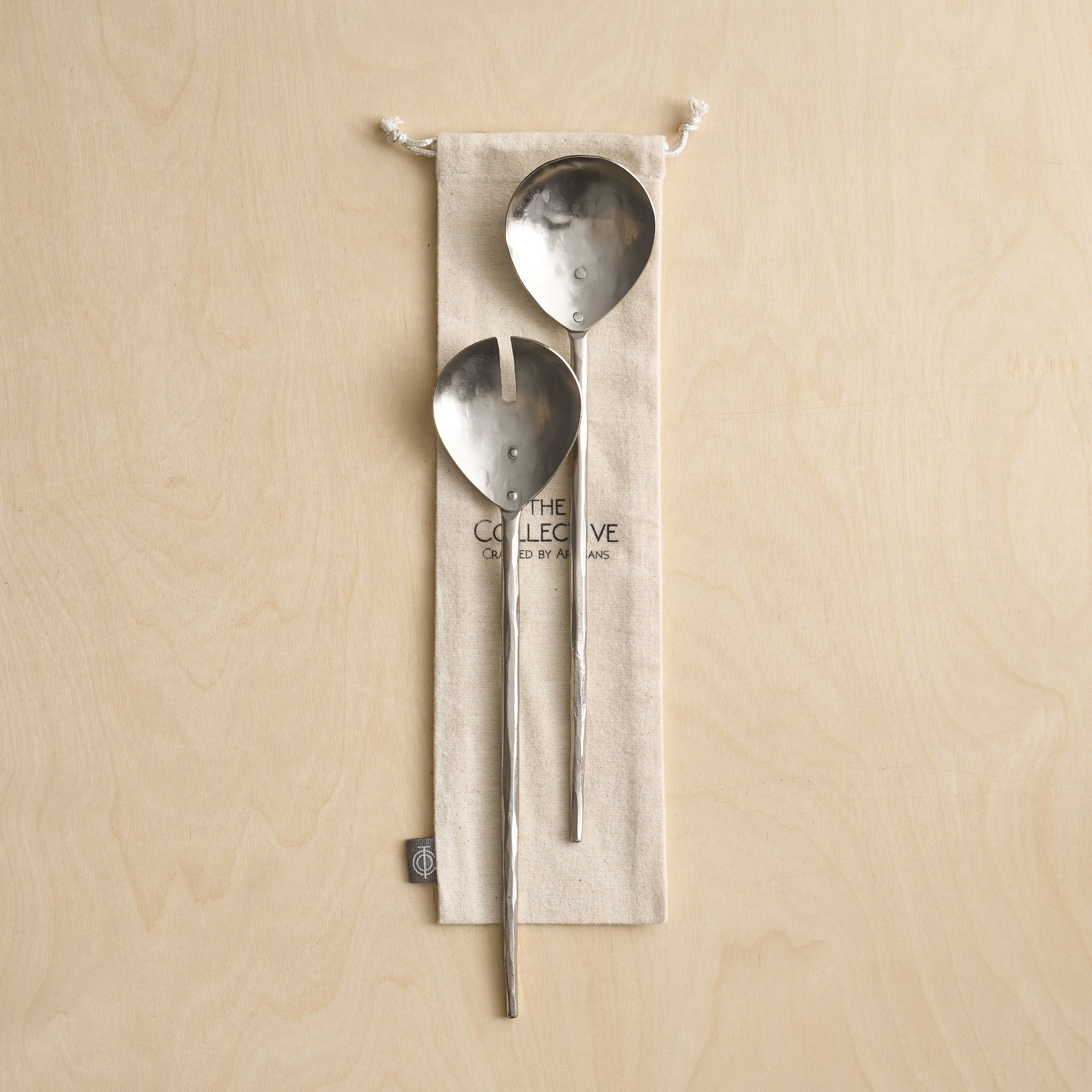 Forge Pewter Servers, Set of 2 by Lark at Home